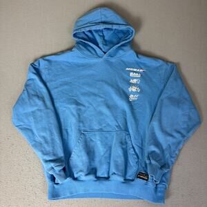 MrBeast Racing Team Beast Crew Blue Cotton Pullover Hoodie Men’s Large
